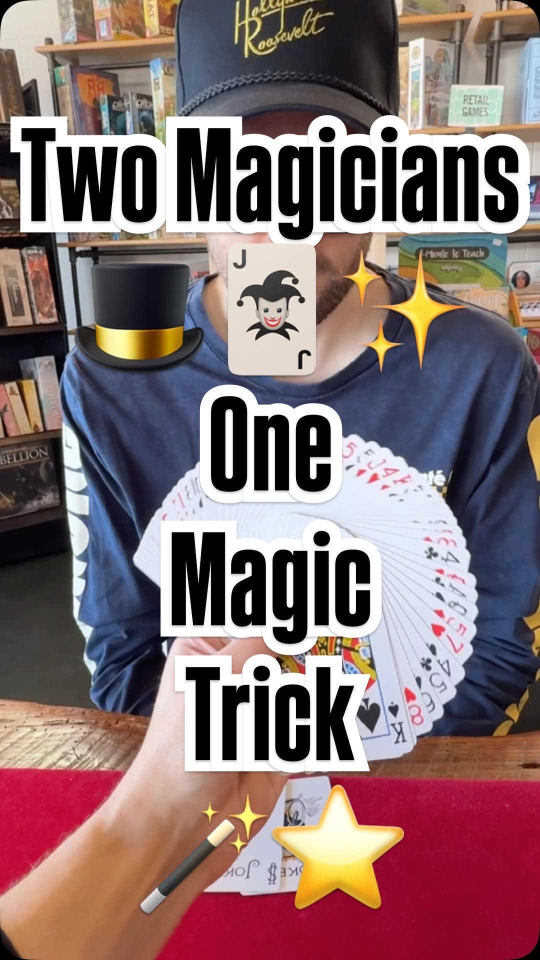 Instagram reel thumbnail of Frankie Foti performing close-up magic in Nashville 1