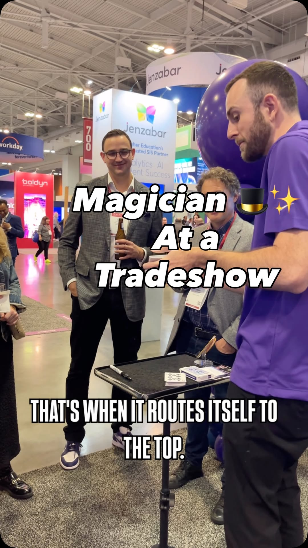 Instagram reel thumbnail of Frankie Foti performing close-up magic in Nashville 3