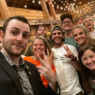 Frankie Foti with Thomas Rhett and guests in Nashville